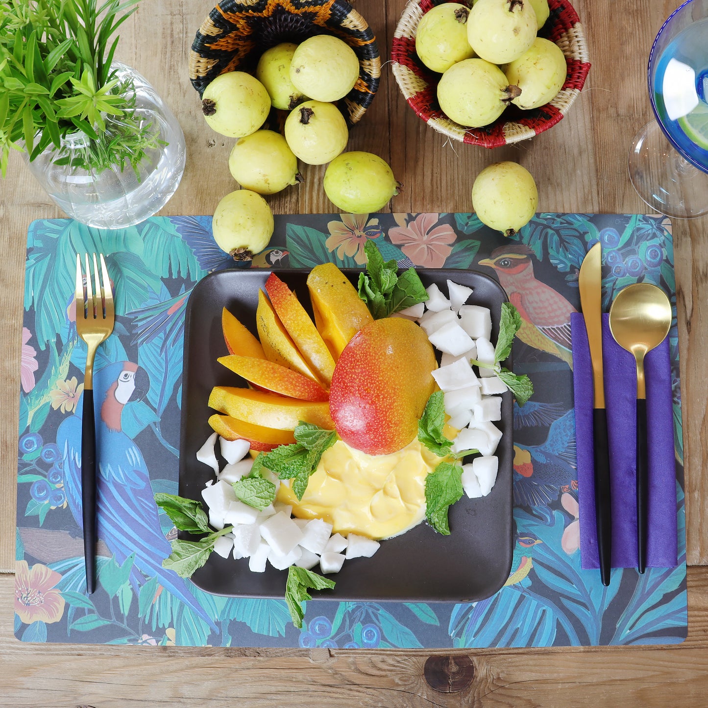 AMAZONIA PAPER PLACEMAT 25 SHEET PAD 17"X11"