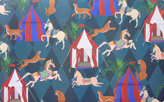 CIRCUS ROYALE PAPER PLACEMAT 25 SHEET PAD 17"X11"