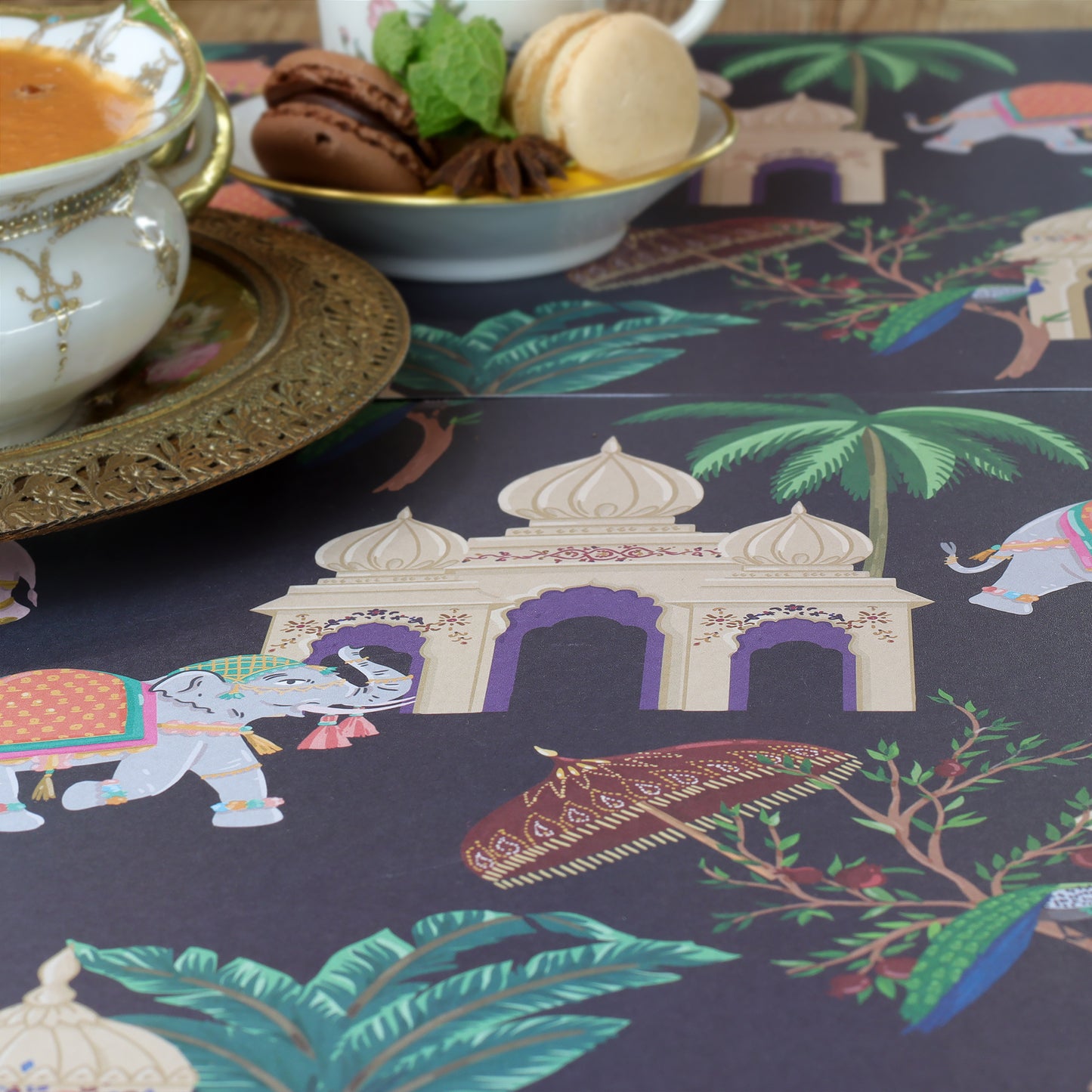 TEMPLE DREAMS PAPER PLACEMAT 25 SHEET PAD 17"X11"